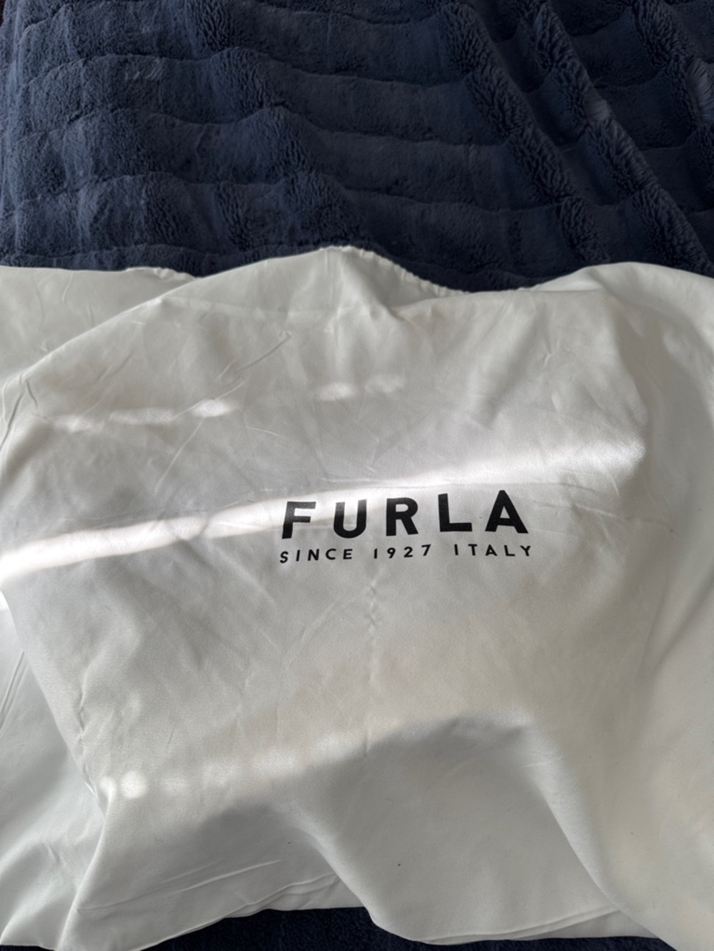Furla Yellow Woven Tote with Tan Leather Handles - Picture 10 of 12